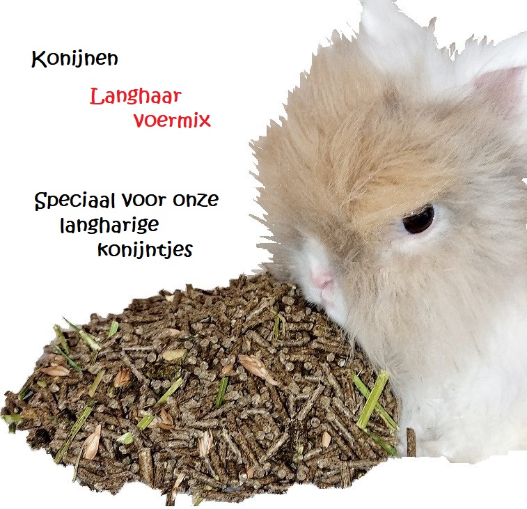 KONIJNEN LANGHAAR VOERMIX