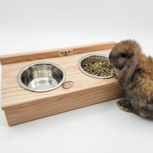 Rabbit konijn Voerbak